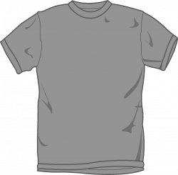 Gray T Shirt Clipart