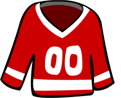 Image - Old Red Hockey Jersey.png | Club Penguin Wiki | FANDOM ...