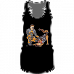 Of Canines and Crowbars Racerback Tank Top – SnarkFish T-Shirts