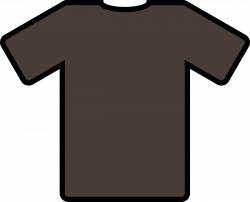 Clipart - brown t-shirt