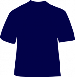 Navy Blue T-shirt Clip Art at Clker.com - vector clip art online ...
