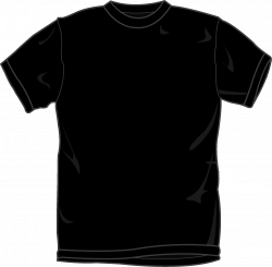 Images of Black T Shirt Template Png - #SpaceHero