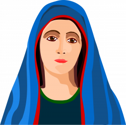 Clipart - Blessed Virgin Mary
