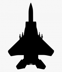 Military Aircraft Clipart - Fighter Jet Silhouette, Cliparts ...