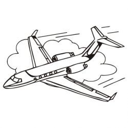 Free Black And White Jet, Download Free Clip Art, Free Clip ...