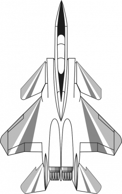 OnlineLabels Clip Art - F15 Jet