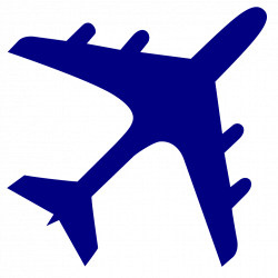 File:Airplane silhouette navy.svg - Wikimedia Commons