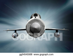 Stock Illustration - Mig-21 supersonic jet fighter aircraft ...