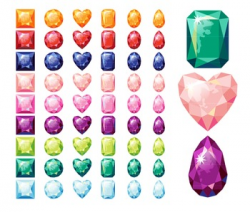 Gems and Jewels, Gems Clipart, Jewel Clipart, Gem Clipart by Trinket ...