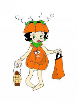 BETTY BOOP HALLOWEEN CLIPART FREE TO USE | Betty Boop Growing Up ...