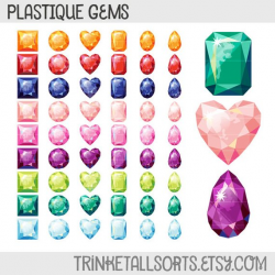 Gem Clip Art, Jewel Clip Art, Royal Clip Art, Plastique Gems ...