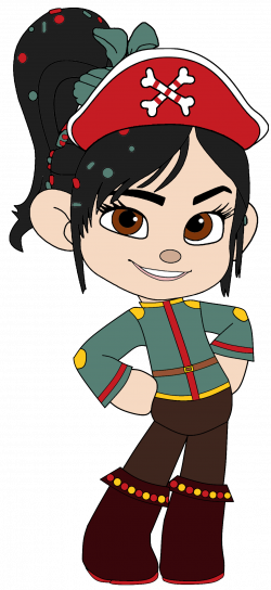 Image - Vanellope as a Pirate Princess with her Pirate Hat.png ...