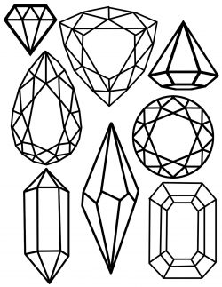 Free Drawn Gems jewel gem, Download Free Clip Art on Owips.com