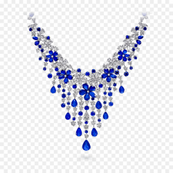 Luxury Background clipart - Necklace, Diamond, Blue ...