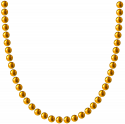 Earring Necklace Jewellery Bead Pendant - Gold Beads PNG Clip Art ...