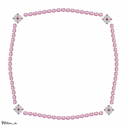 frame from pink gems png by Melissa-tm on DeviantArt