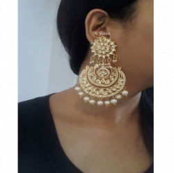 Golden Chain Tassel Earrings - Online Kundan Jewellery Shop