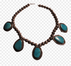 Native American Silver And Turquoise Pendants Necklace ...