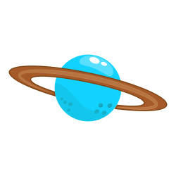 OnlineLabels Clip Art - Planet With Rings