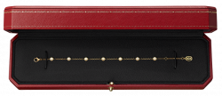 Gold Bracelet in Luxury Red Box - Best WEB Clipart
