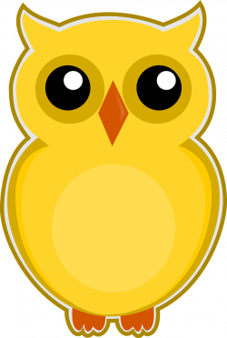 Owl Yellow Bird Cute Animal transparent image | Yellow | Pinterest ...