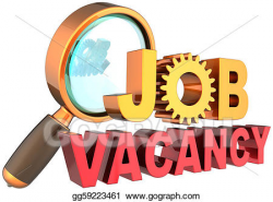 Stock Illustration - Job vacancy recruitment search. Clip ...