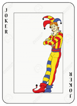 Free joker playing card clipart