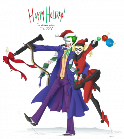 Merry Xmas by 0theghost0 on DeviantArt | Clownie clownz, Harley ...