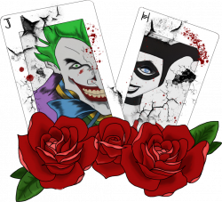 harleyquinn joker madlove dc comicbook dccomics roses...