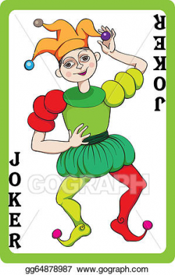 Clipart - Joker. Stock Illustration gg64878987 - GoGraph