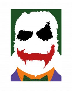 Joker from Batman - The dark knight illustrator - vector ...