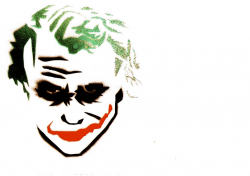 Urban Joker Face Piece | I did this quick stencil late Febru ...