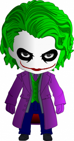 Chibi Joker (Heath Ledger) by invisibl3 on DeviantArt