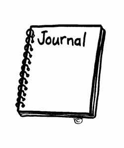 Journal Clipart Black And White | Letters Format