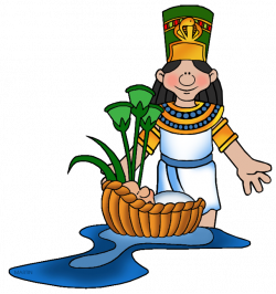 Pharaoh's Daughter with Moses | CLIPART BÍBLIA | Pinterest | Bible