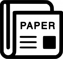 News Paper Magazine Newspaper Journal Svg Png Icon Free Download ...