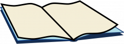 Notebook Clipart Writing Journal - Open Book Clip Art - Png ...