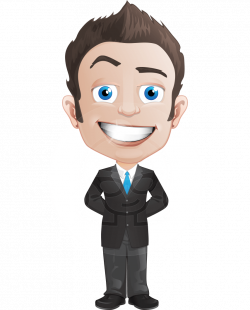 Vector Bright Office Man Cartoon Character - George as Mr. Competent ...