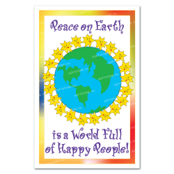 Theme Poster - Peace on Earth is a World Full of Happy People ...