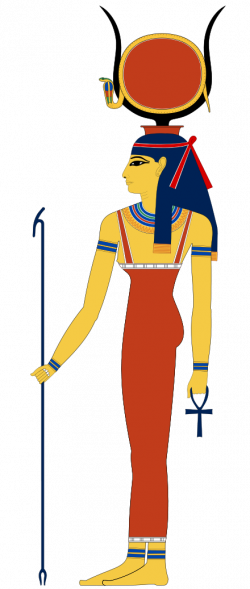 Hathor.svg Goddess of the sky, dance, love, beauty, joy, motherhood ...