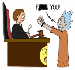 Defendant Rick and Judge Morty by Nicksplosivez on DeviantArt