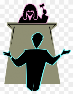 Lawyer Clipart Appellate Jurisdiction - Man In Front Of ...
