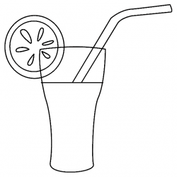 coloring pages cups | Coloring Pages Of Juice Drinks ...