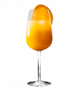 Orange Juice With Fruit Slice transparent PNG - StickPNG