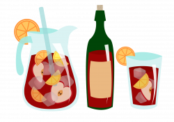 Sangria Wine Juice Cocktail Soft drink - Summer fruit herbal tea ...