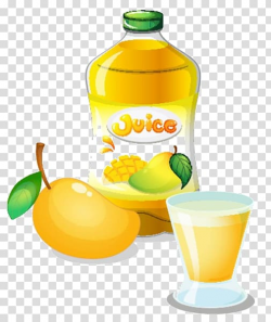 Juice Mango , Cartoon soda and lemon transparent background ...