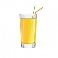 Pineapple Juice Glass With Cocktail Straw, Pineapple Juice Glass ...