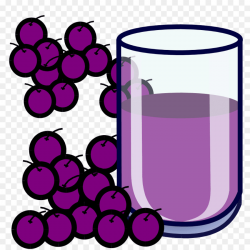 Purple Flower clipart - Juice, Grape, Wine, transparent clip art