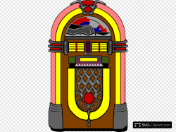 Fifties Jukebox 3 Clip art, Icon and SVG - SVG Clipart