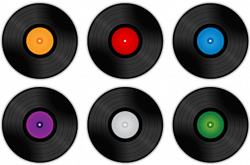 Vinyl Record Collection transparent PNG - StickPNG